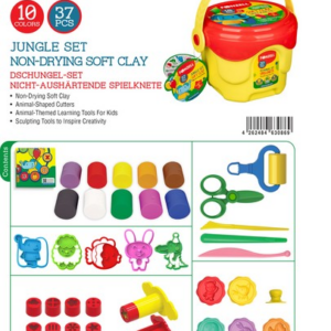 خمیر بازی  سطلی 10 رنگ فونزل