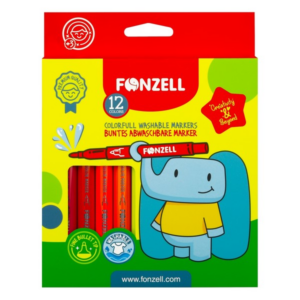 ماژیک 12 رنگ قابل شستشو فونزل