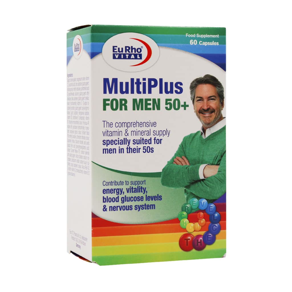 کپسول مولتی پلاس آقایان بالای 50 سال یوروویتال